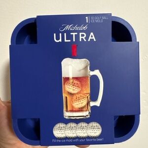 Michelob ULTRA 3D Golf Ball Ice Mold